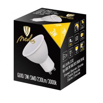 LED bulb 3W - GU10 / SMD / 3000K - ZLS112